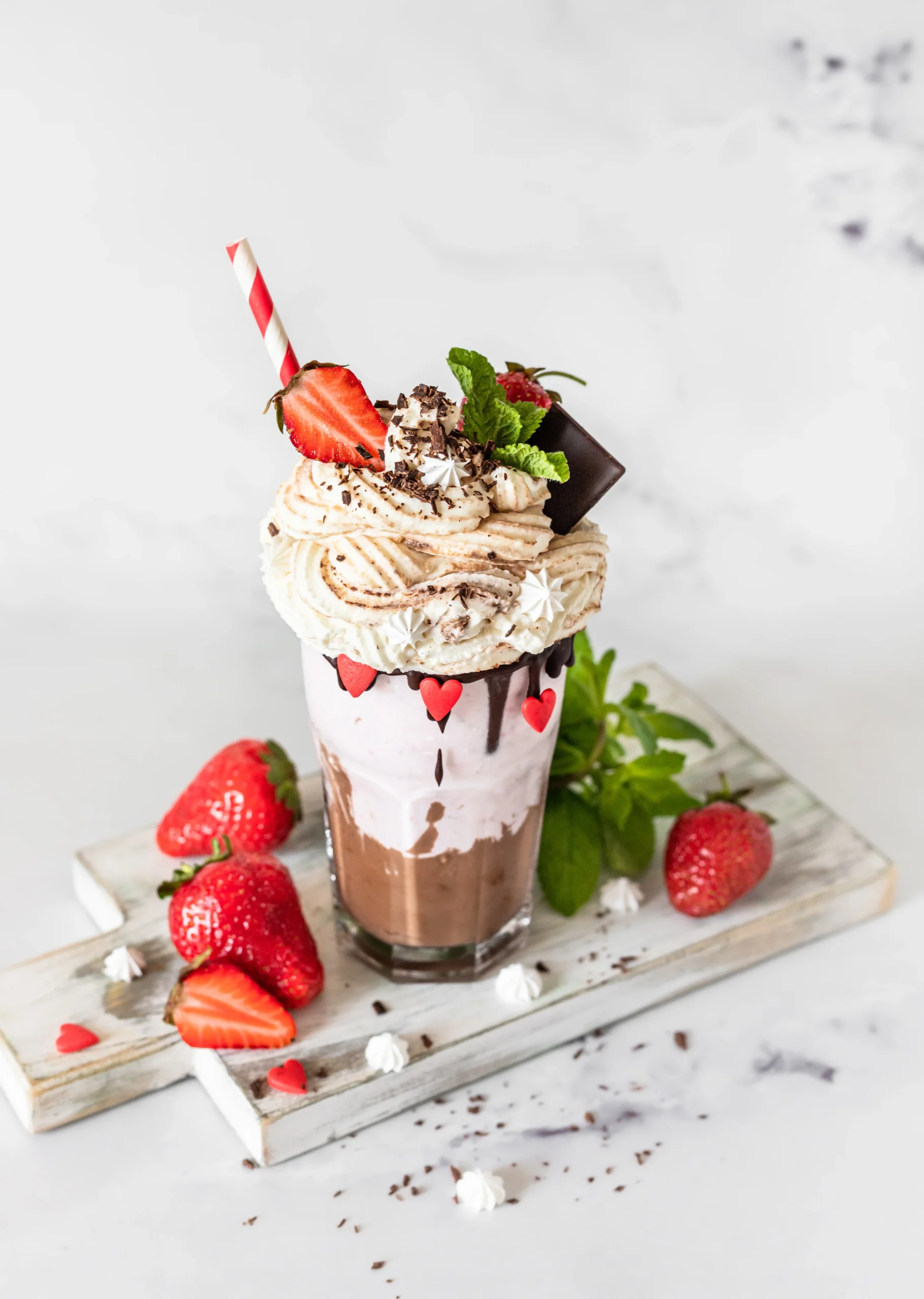 Strawberry & Cream Frappe